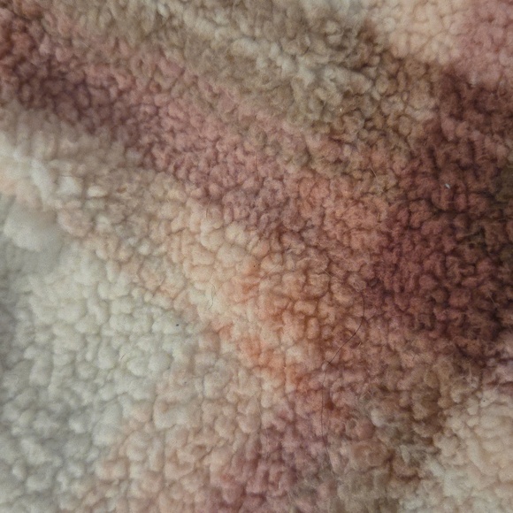 Pink & Brown Plaid Fleece Shorts - Picture 4 of 4